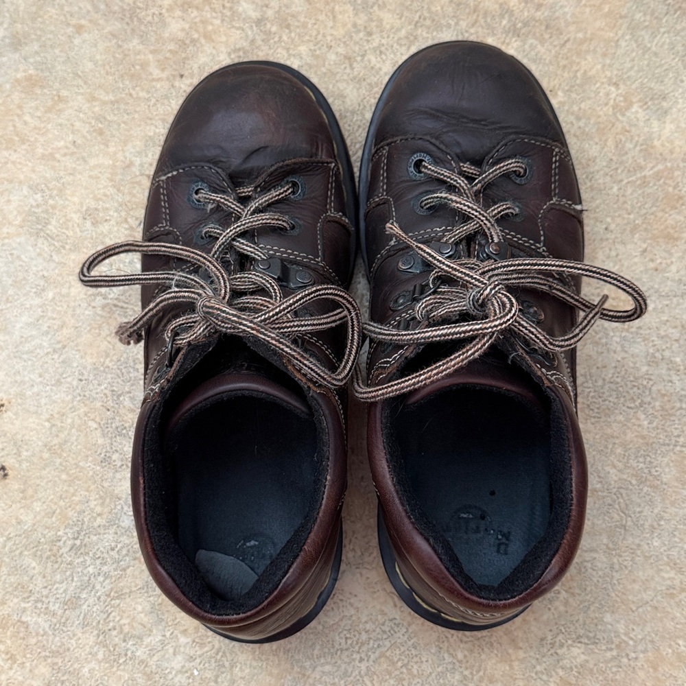 Dr Martens 8B68 Chunky Brown Leather Lace Up Oxfords sz 8 men’s! - Picture 3 of 4